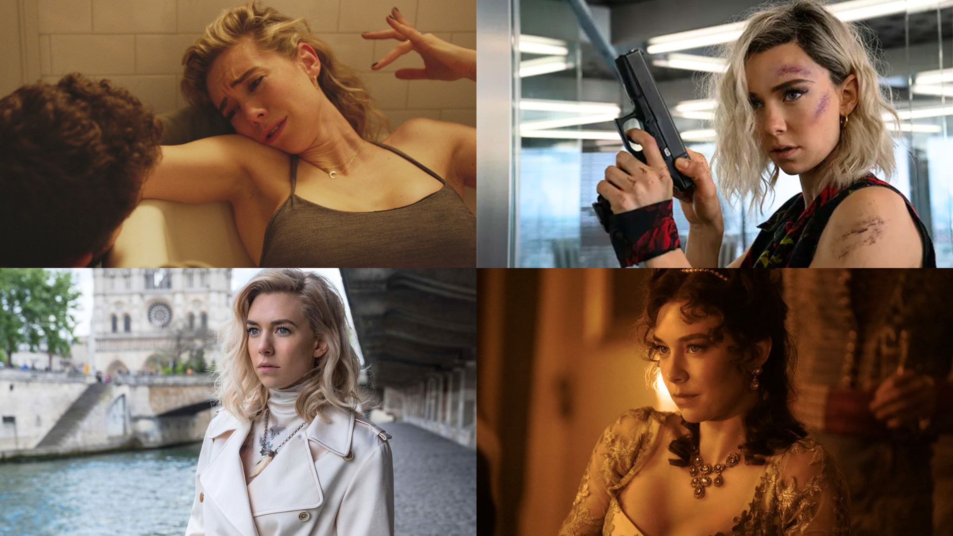Vanessa Kirby movies if you loved her in The Fantastic Four: First Steps | Images via Apple TV+ and Netflix 