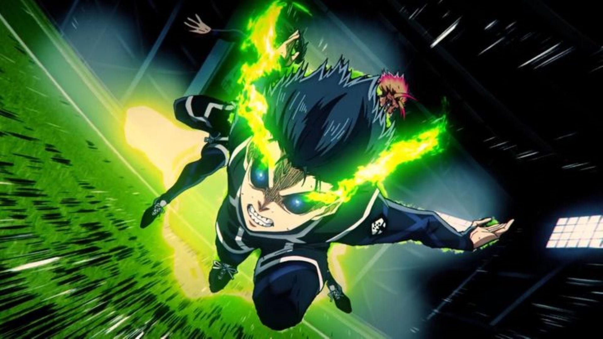 Isagi surpassing Rin and Shidou (Image Credit: Studio Eight Bit)
