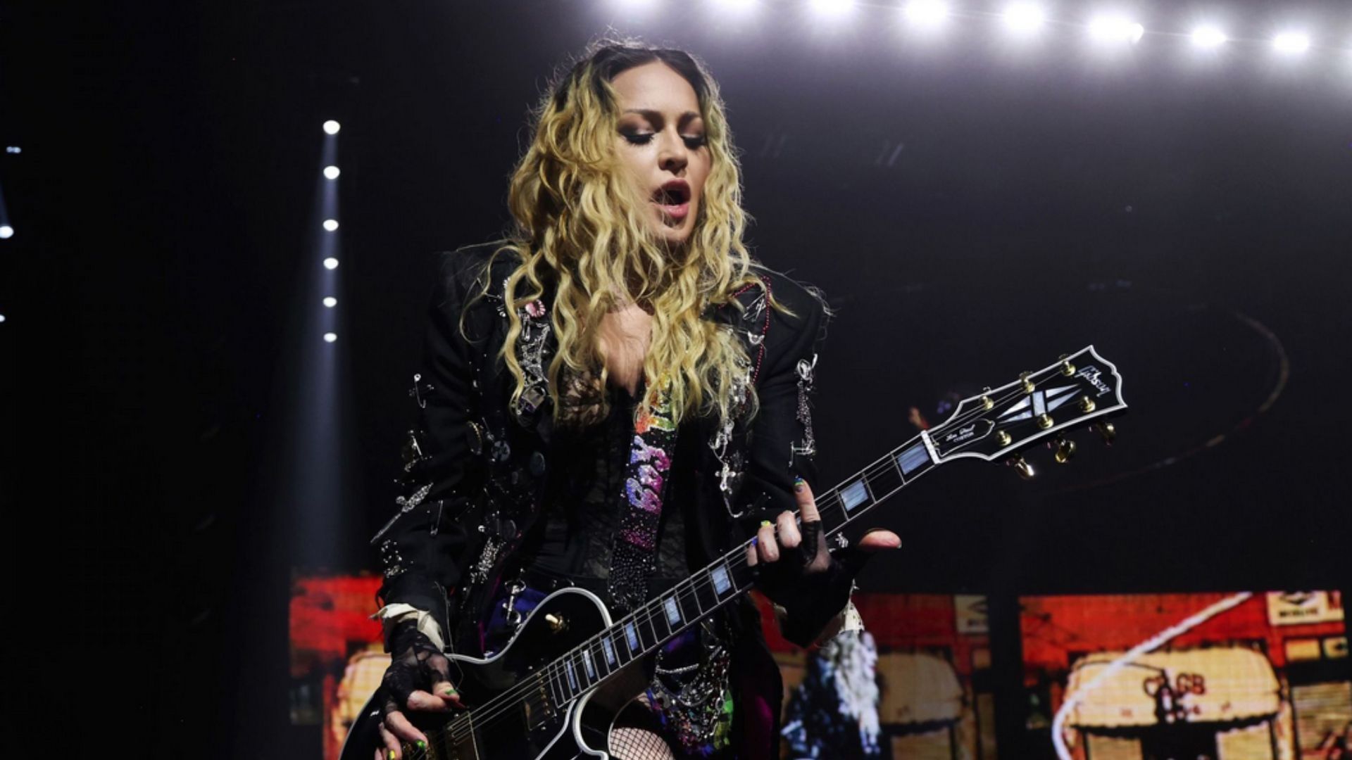 Madonna performs at &quot;The Celebration Tour&quot; (Source: Getty)