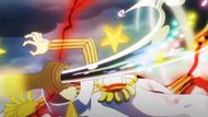 Luffy's Gear Fifth takes on Kizaru (Image Source: Toei Animation)