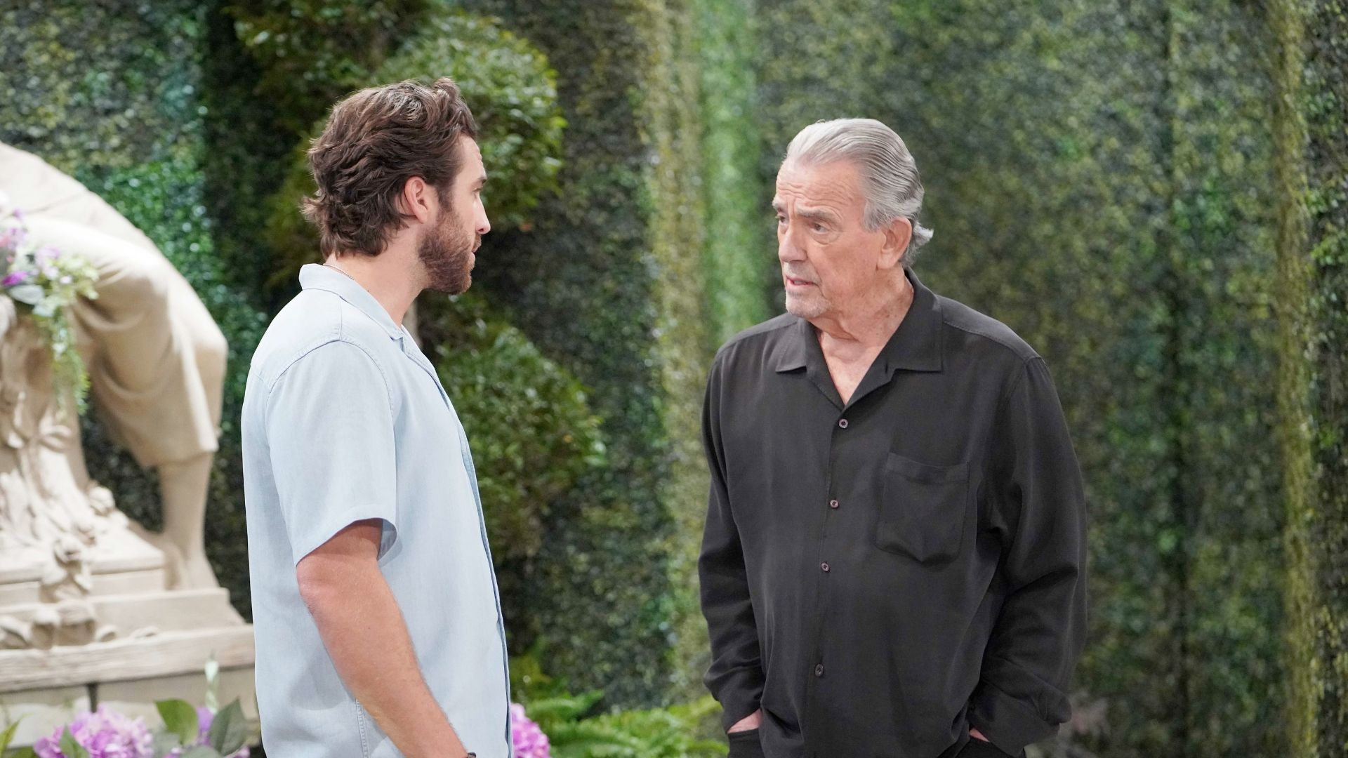 Victor and Chance in Y&amp;R&#039;s maze | Image: CBS