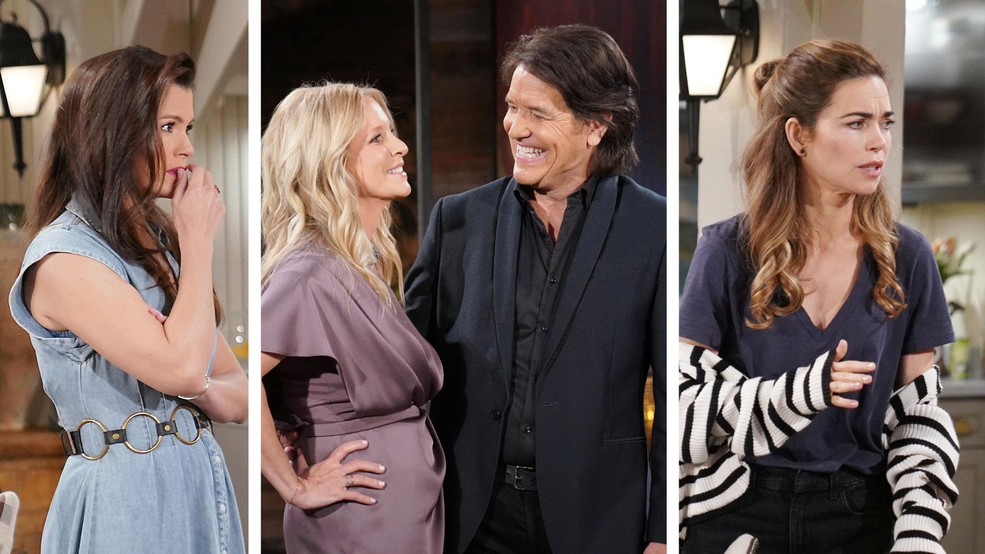Chelsea, Christine, Danny, and Victoria on The Young and the Restless | Images: JPI
