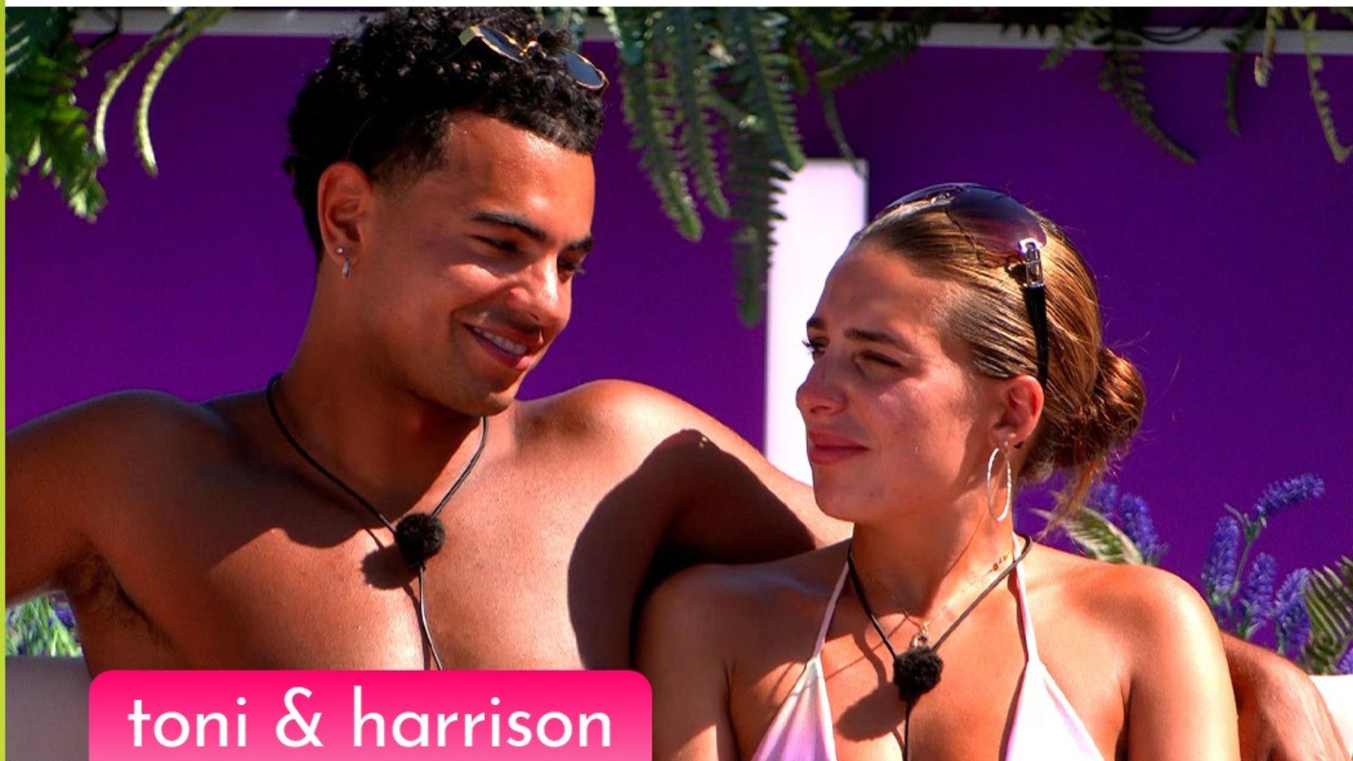 Toni and Harrison from Love Island UK Season 12 | Image via Instagram/ @loveisland