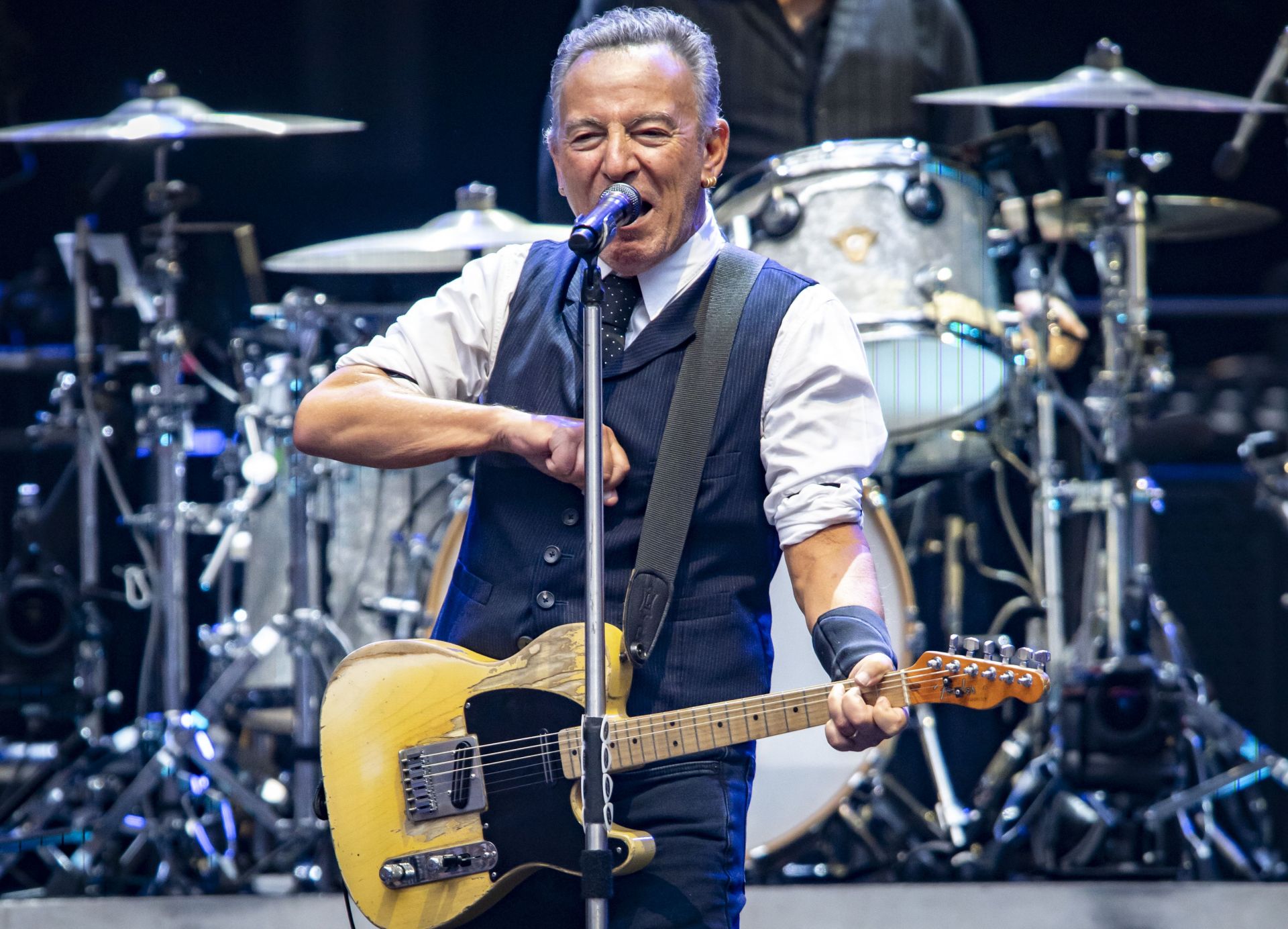 Bruce Springsteen Performs In Milan - Source: Getty