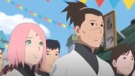 Iruka and Sakura as seen during the Hokage Inaugural (Image Source: Studio Pierrot)