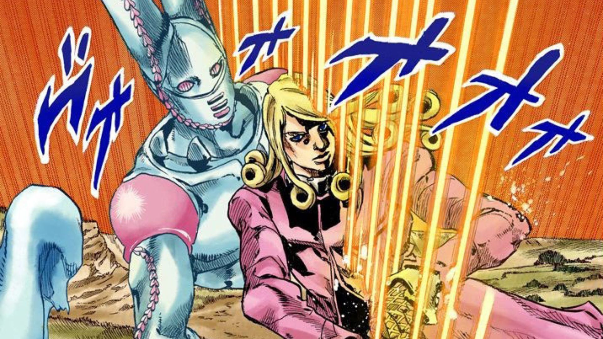 Valentine, as seen in the Steel Ball Run manga