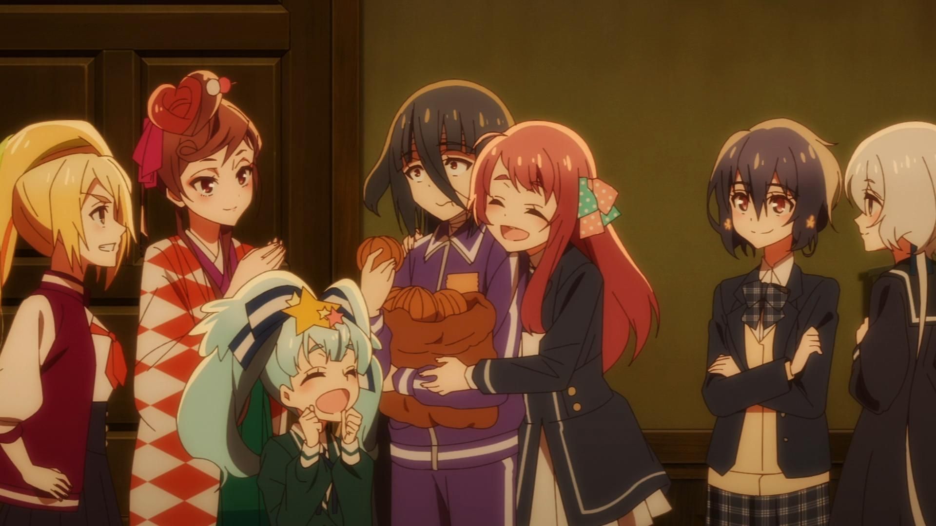 Sakura Minamoto and others in Zombieland Saga (Image credit: MAPPA)