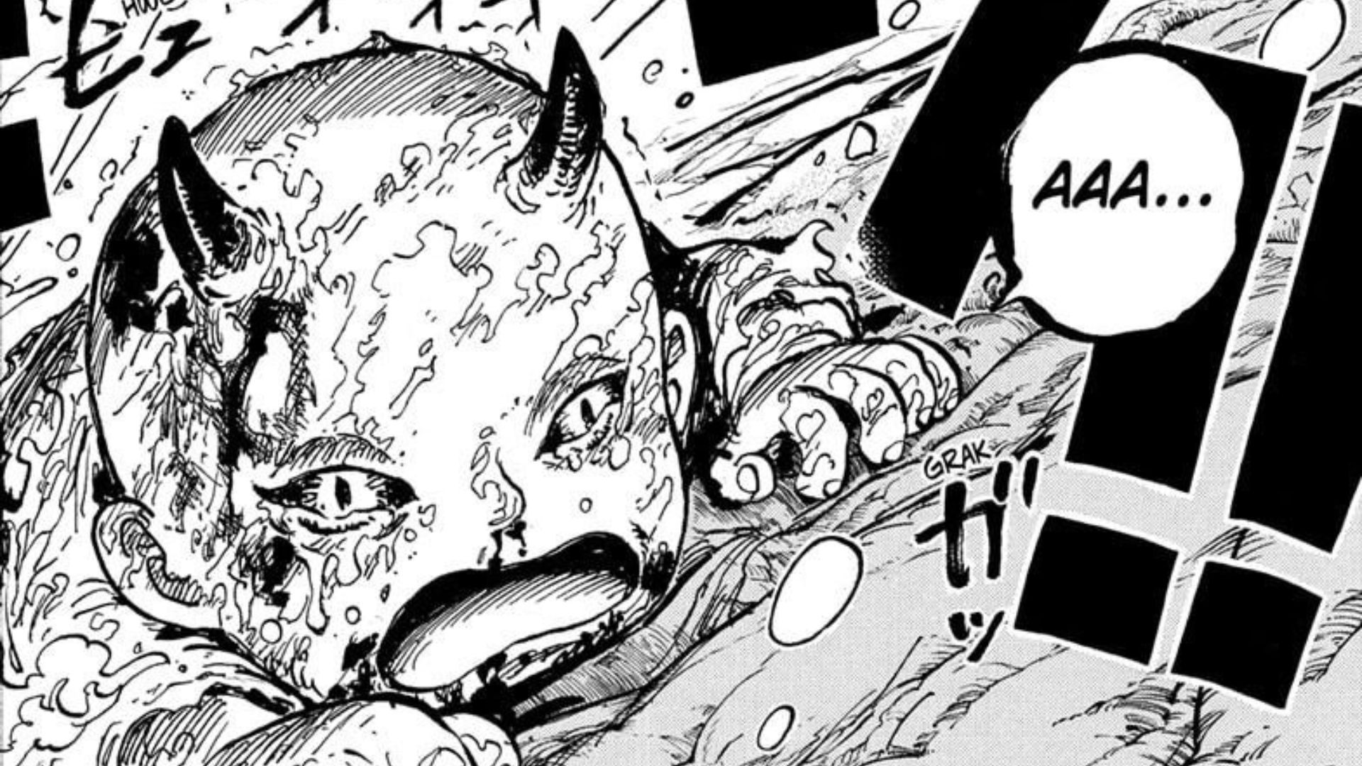 Loki as seen in the One Piece manga 