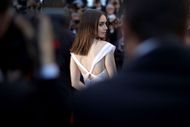 Lily Collins at the 70th annual Cannes Film Festival - Source: Getty