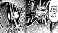 Orochi removing his mask in the manga (Image Source: Shueisha)