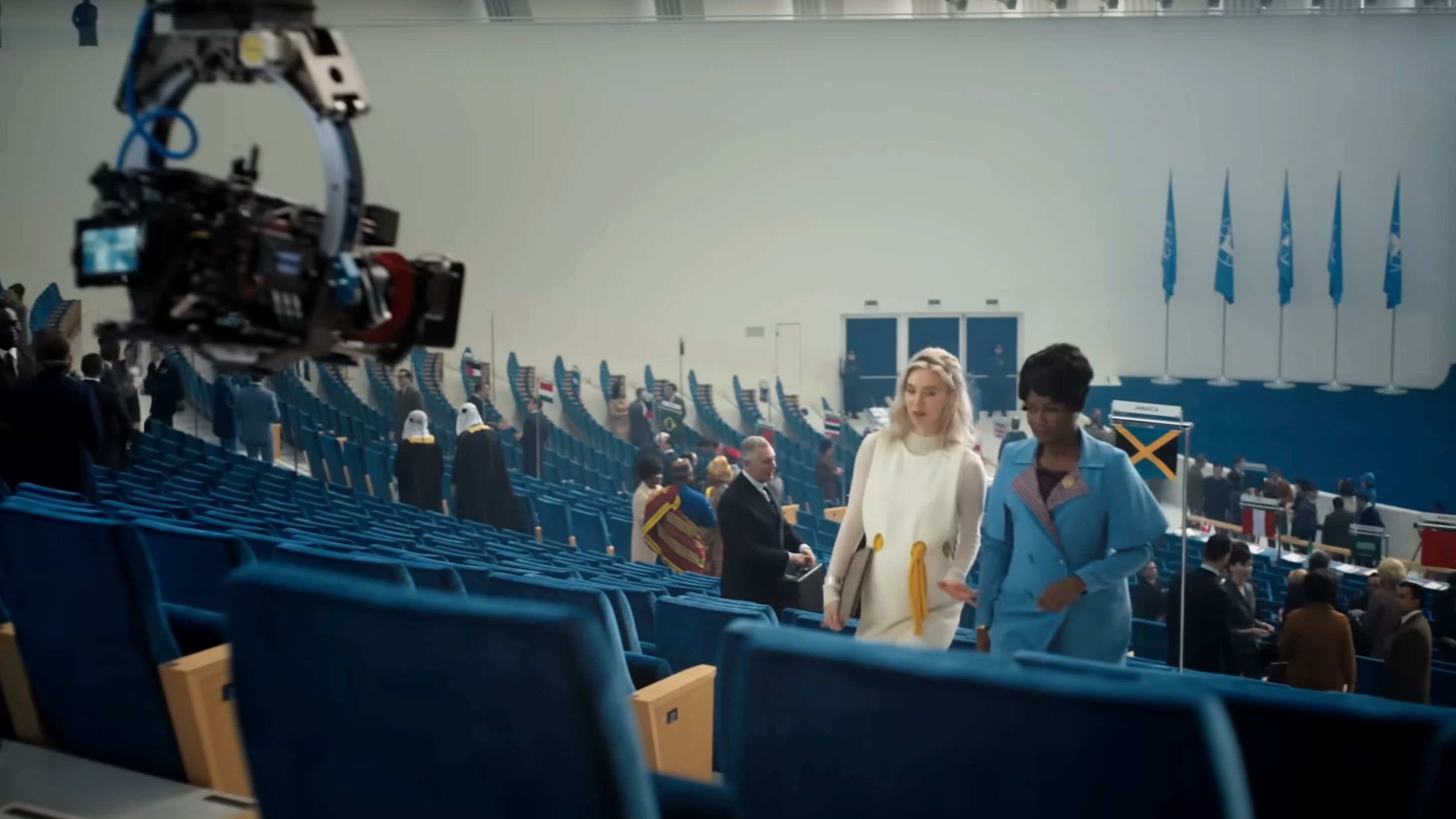 Behind the scenes of The Fantastic Four: First Steps (Image via YouTube/Marvel Entertainment)