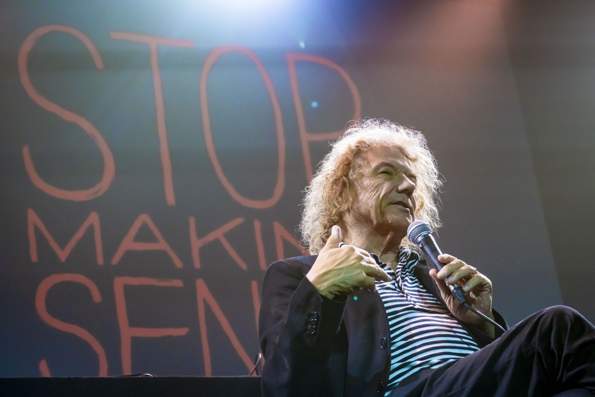 Stop Making Sense Party With Jerry Harrison Of Talking Heads In Milan - Source: Getty