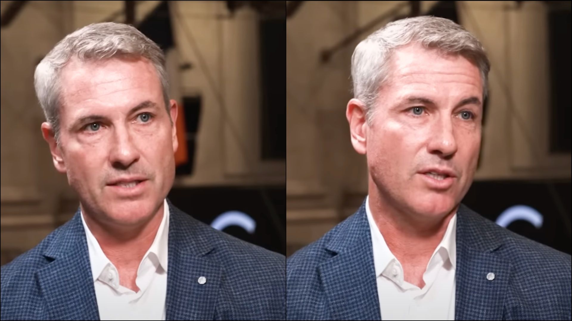 Another person named Andy Byron has a hilarious response to Coldplay video controversy (Image via YouTube/New York Stock Exchange)