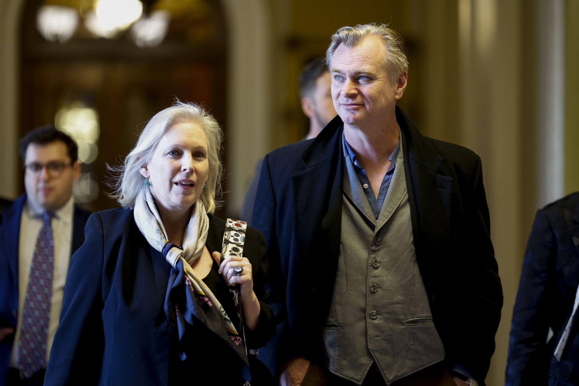 Christopher Nolan at Capitol Hill in Washington, DC. (Image via Getty)