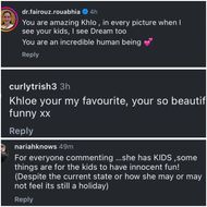 Fans supported Khloé (Image via Instagram/@khloékardashian)