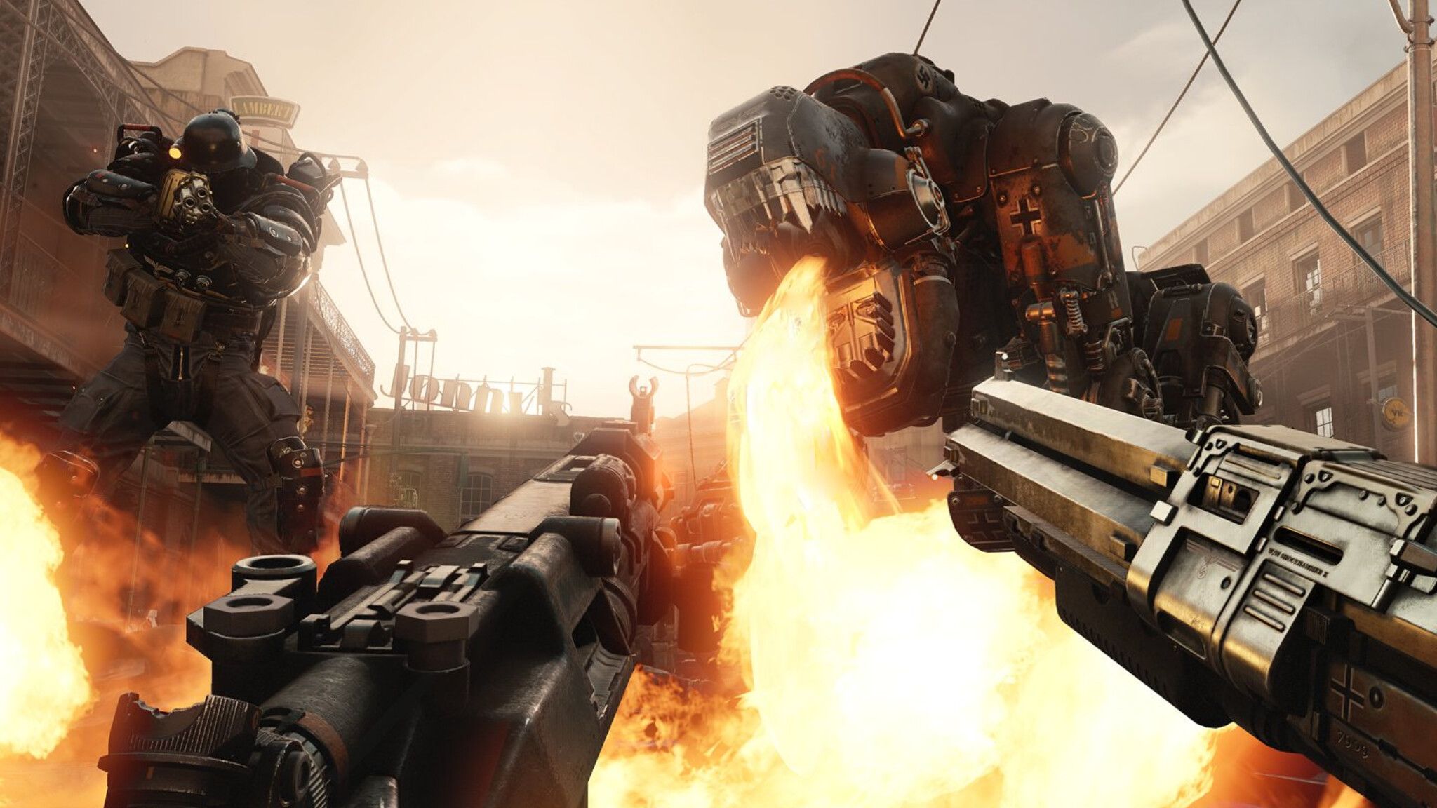 Wolfenstein II: The New Colossus (Image via X/@wolfenstein) 