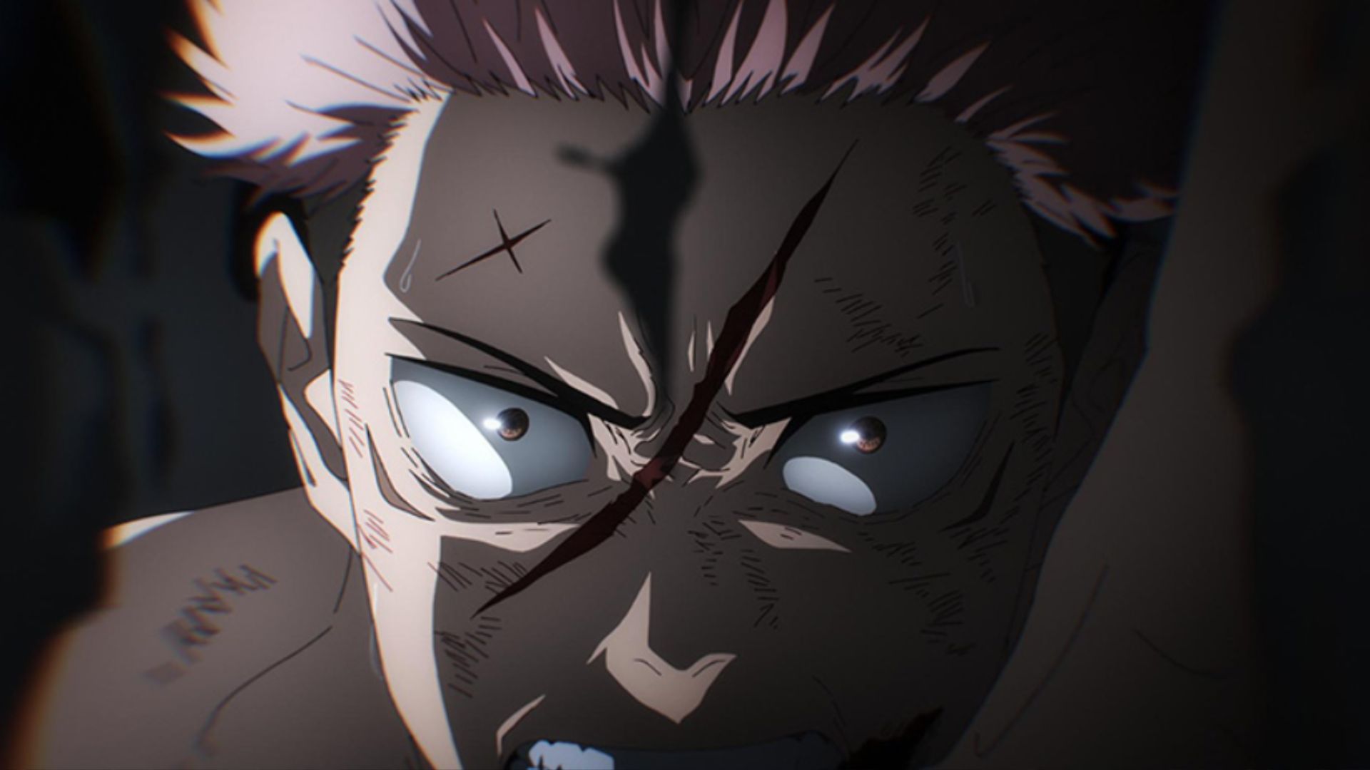 Itadori as seen during the Shibuya Incident (Image Source: Studio MAPPA)