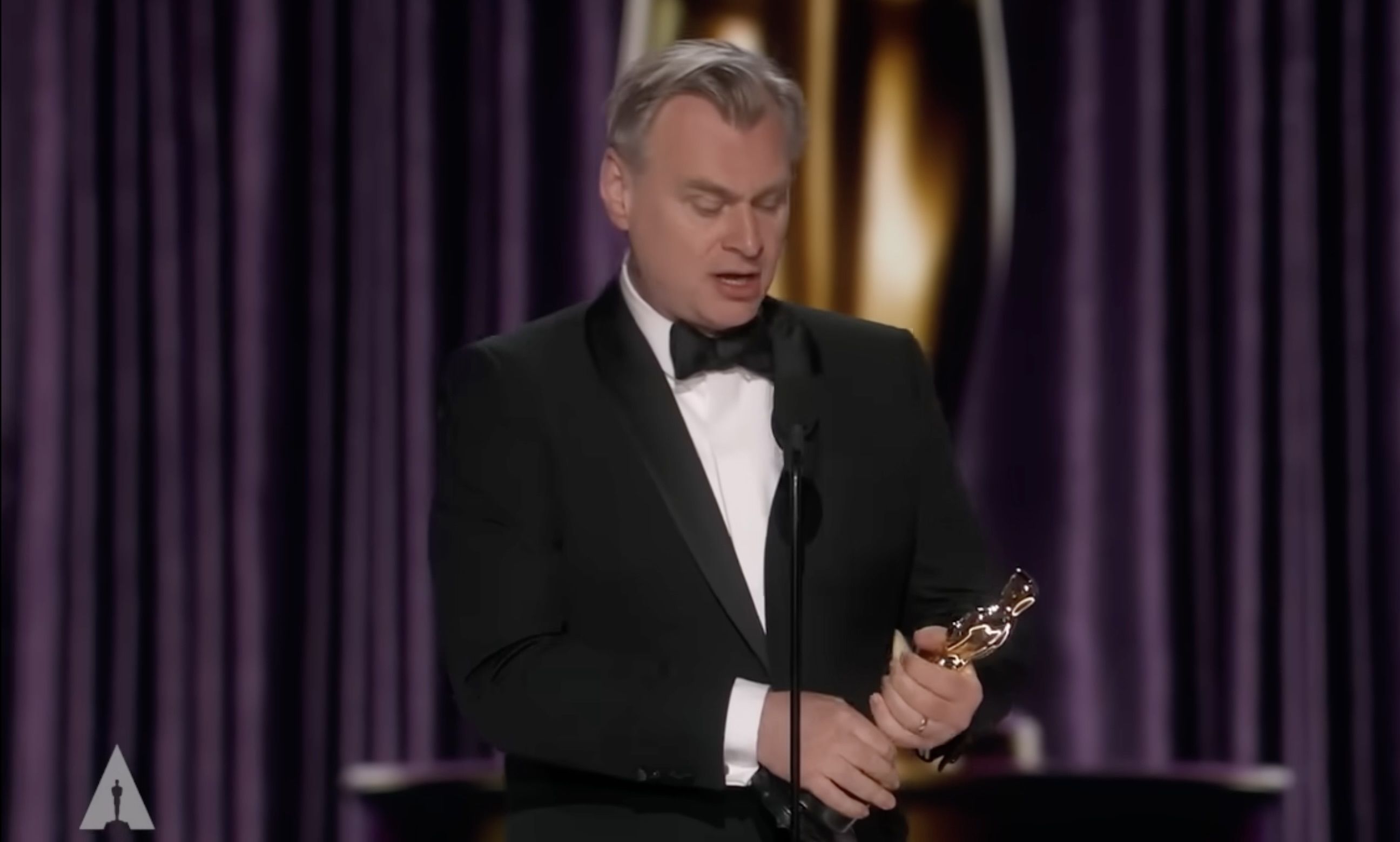 Audiences will have the opportunity to experience his epic vision on the biggest screens equipped with the most advanced cinematic technology. (Image source- Oscars/YouTube)