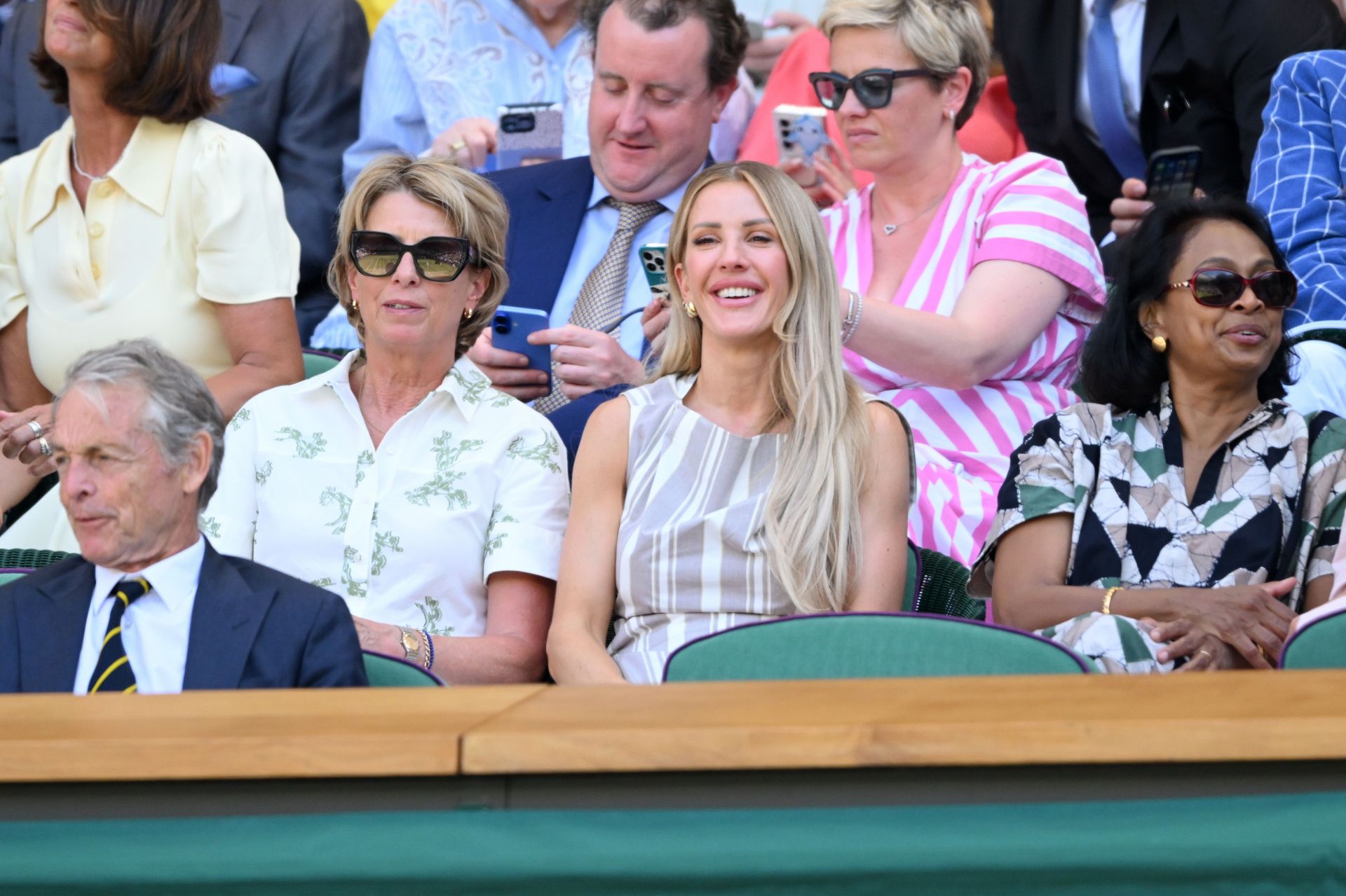 Celebrity Sightings At Wimbledon 2025 - Day 11 - Source: Getty. (Photo by Karwai Tang/WireImage)