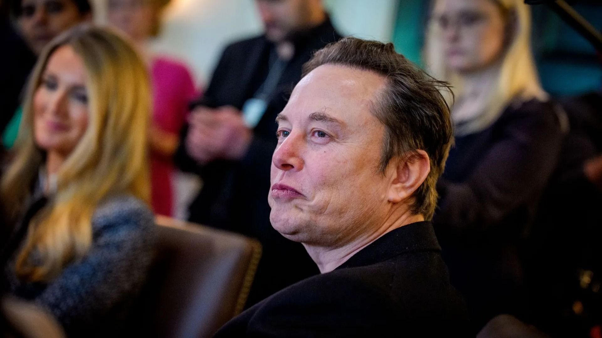 Elon Musk attends a Cabinet meeting at the White House on April 30, 2025 in Washington, DC. - Source: Getty