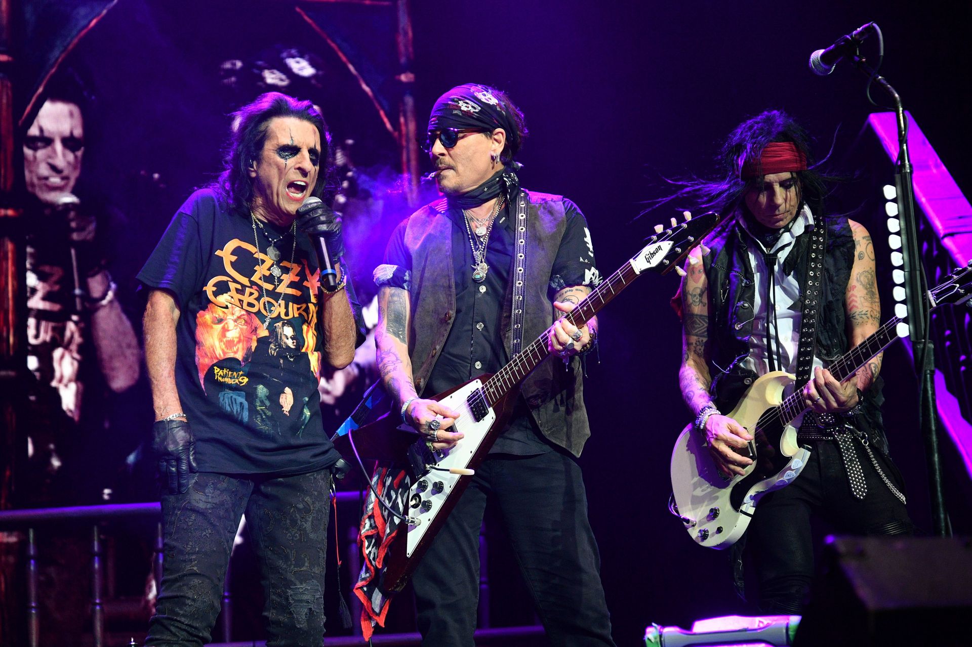 Judas Priest &amp; Alice Cooper Perform At The O2 Arena - Source: Getty