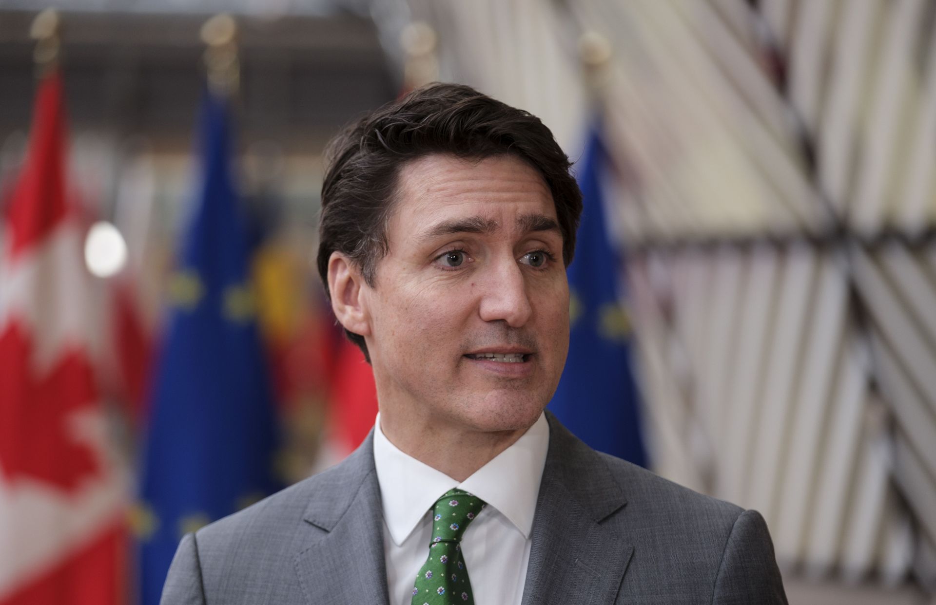 Prime Minister Of Canada Visits The EU - Source: Getty