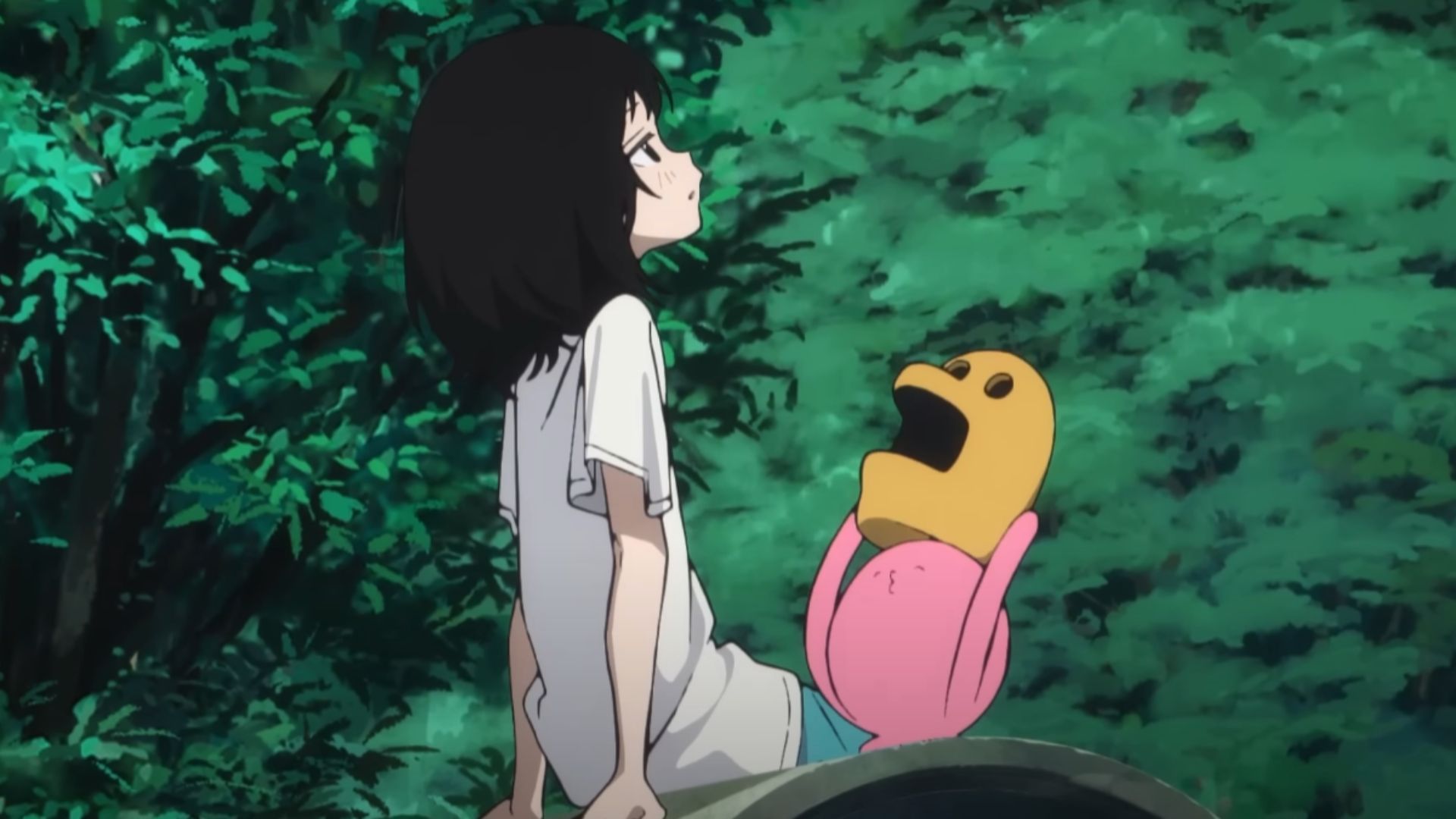 A still image from Summer 2025 anime Takopi&#039;s Original Sin (Image Source: Studio Enishiya)