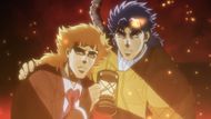 Jonathan and Speedwagon as seen in anime (Image credit: David Production)