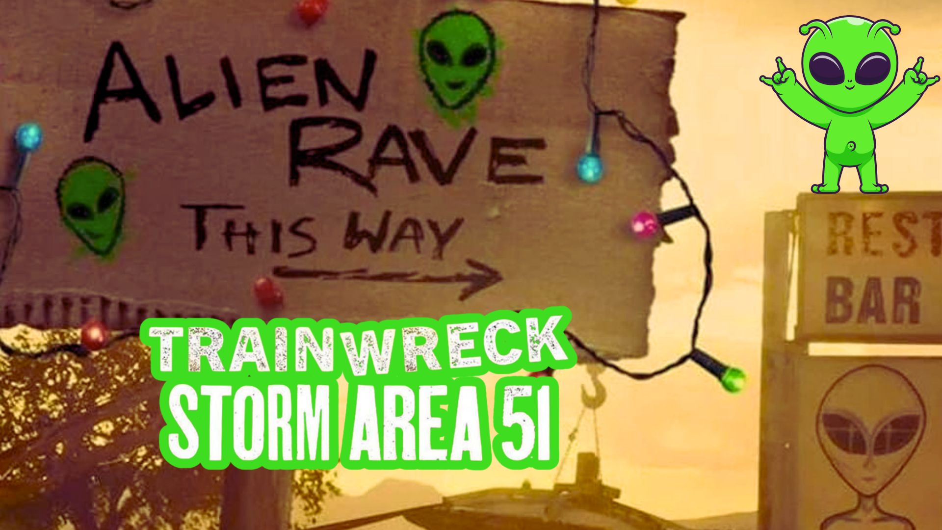 Images from Trainwreck: Storm Area 51 | Images via: Netflix | Collage by: Beatrix Kondo of Soap Central