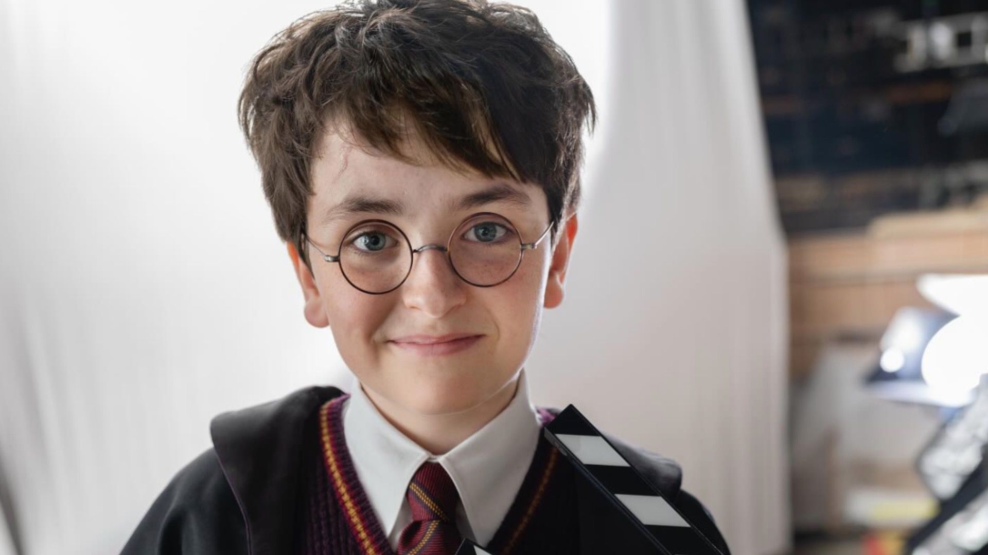 Dominic McLaughlin as Harry Potter in the HBO