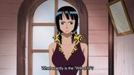 Nico Robin asking about the Will of D (Image Credit: Toei Animation)