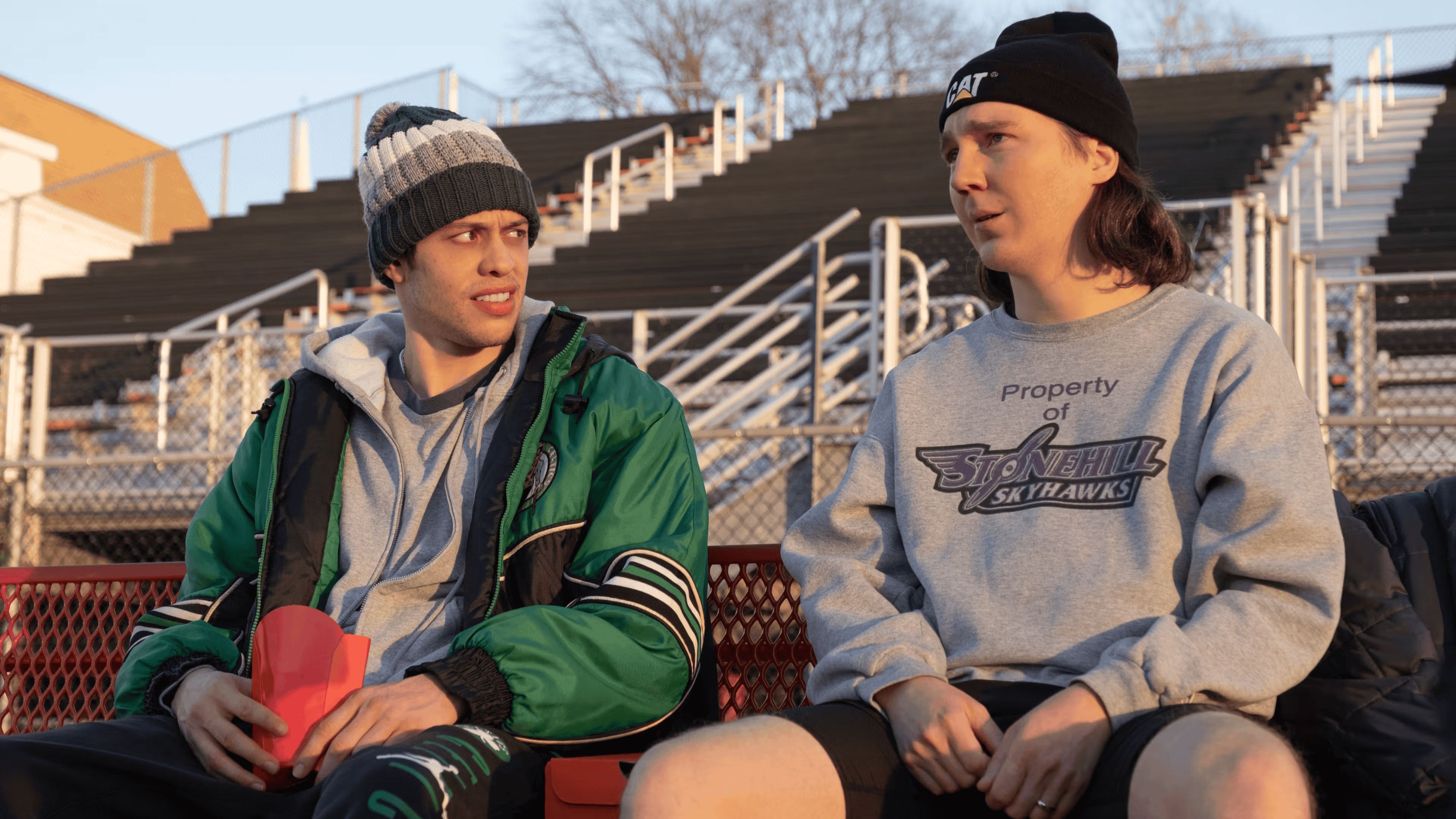 Pete Davidson and Paul Dano in Dumb Money (Image via Black Bear Pictures)