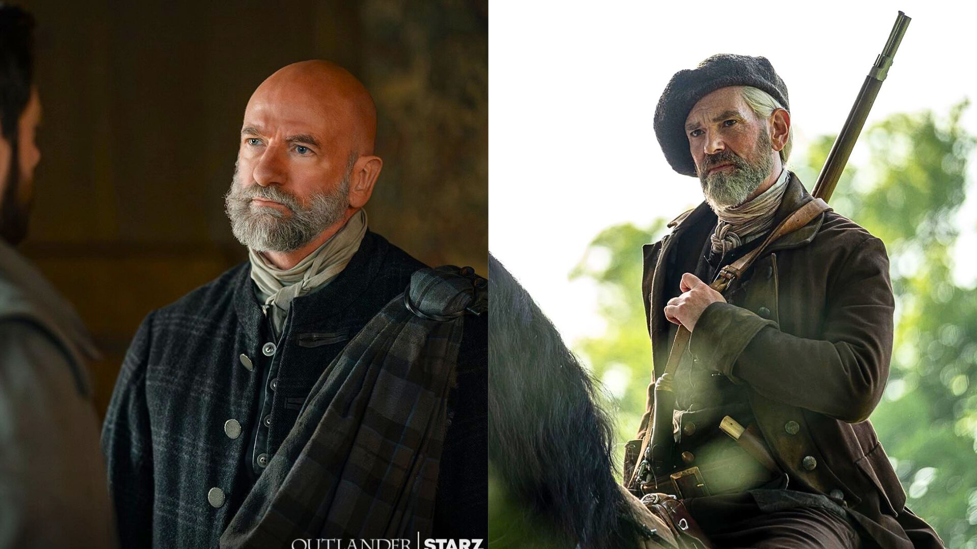 Outlander: Blood of My Blood: Main returning characters (Images via Instagram/@duncan.lacroix and @grahammctavish)