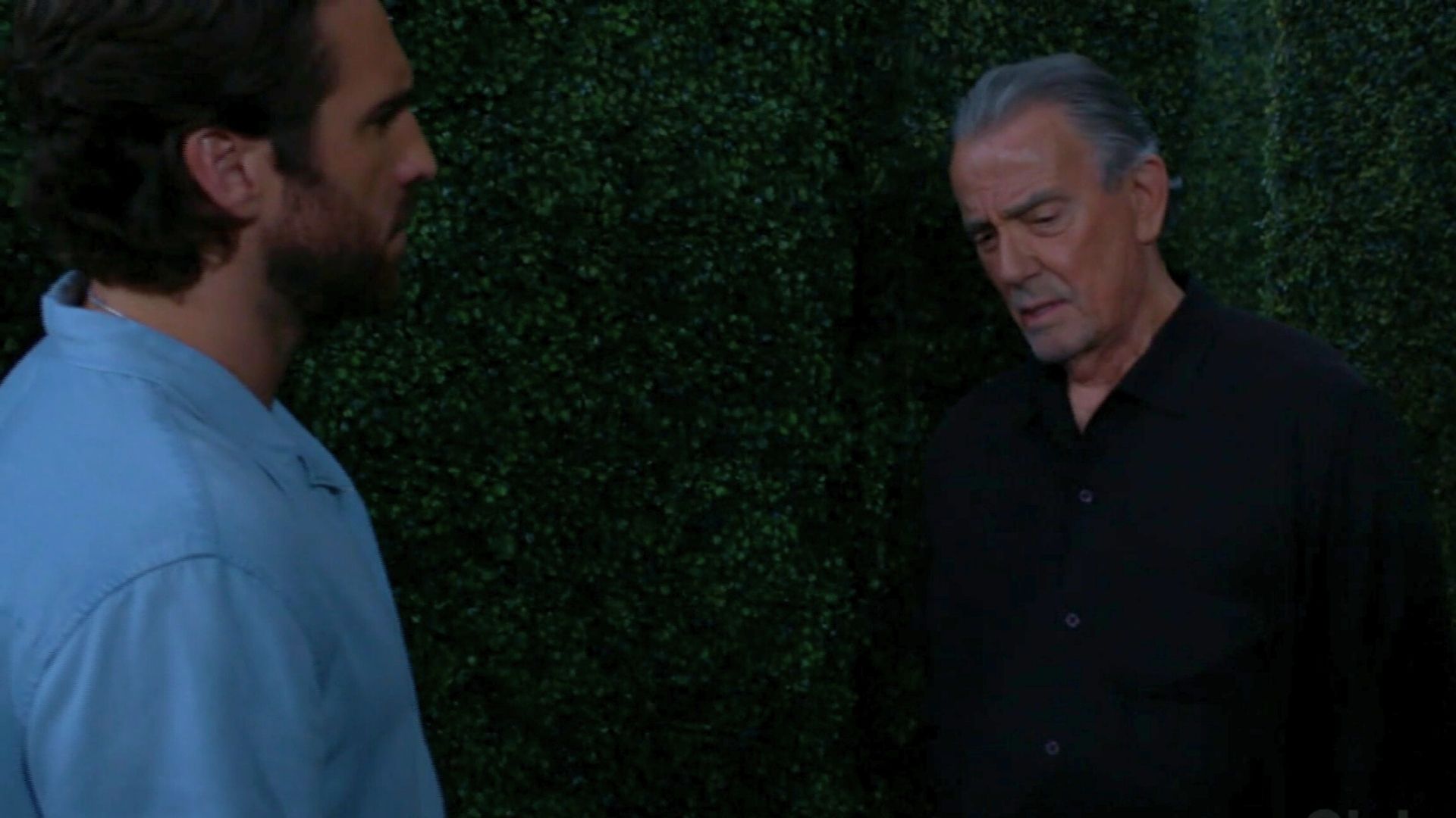 Y&amp;R&#039;s Victor and Chance were listening to Carter | Image: CBS