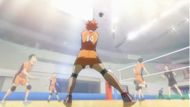 Hinata's high ball toss to slow the pace of teammates (Image Source: Production I.G.)