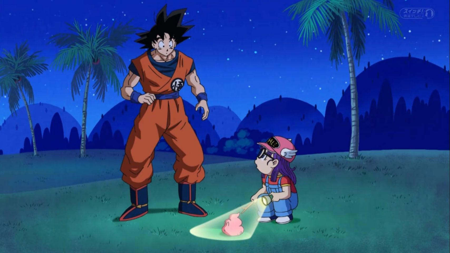 Goku and Arale as seen in anime (Image credit: Toei Animation)