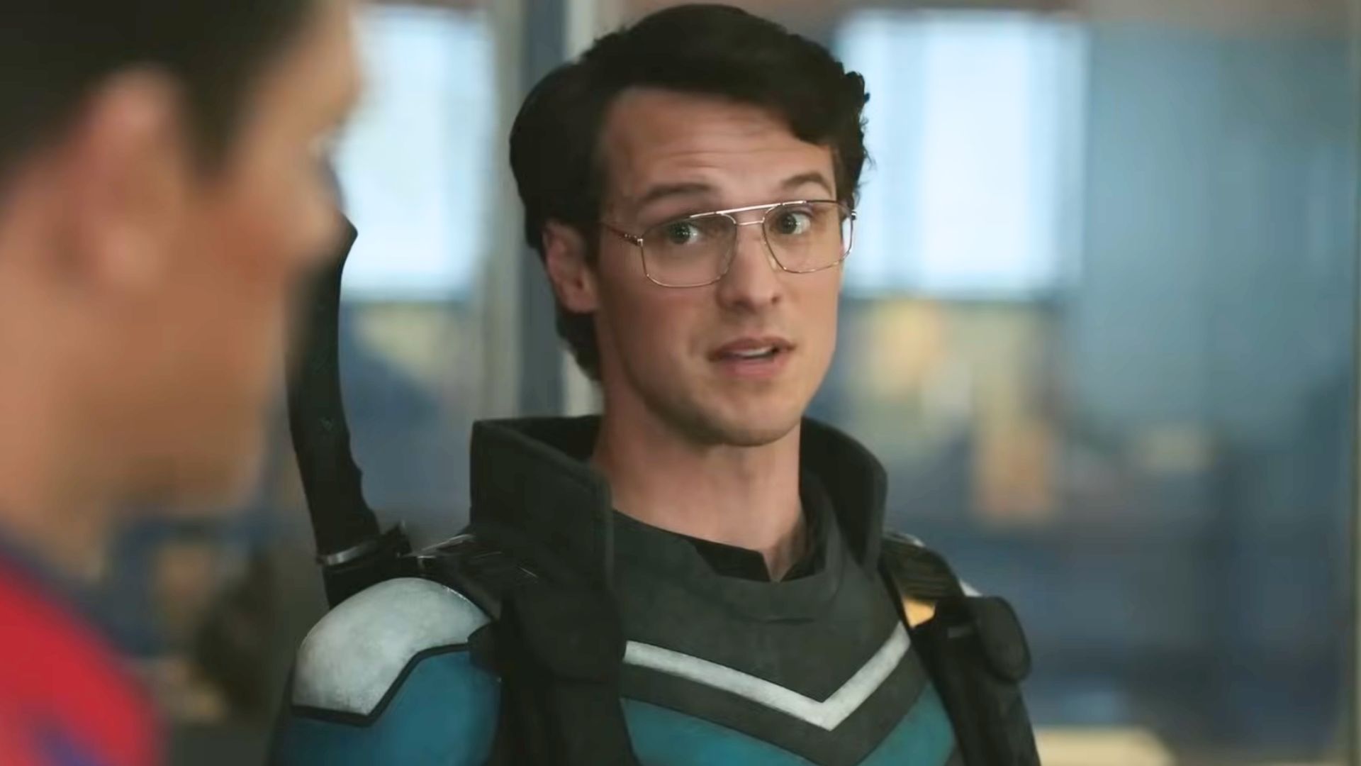 Freddie Stroma in Peacemaker | Image via YouTube/DC