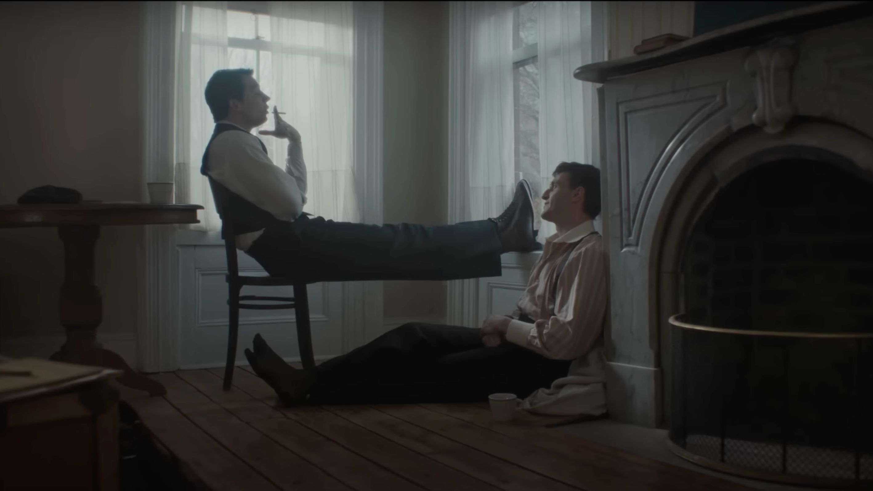 Paul Mescal and Josh O&rsquo;Connor in The History of Sound (Image via YouTube/Mubi)