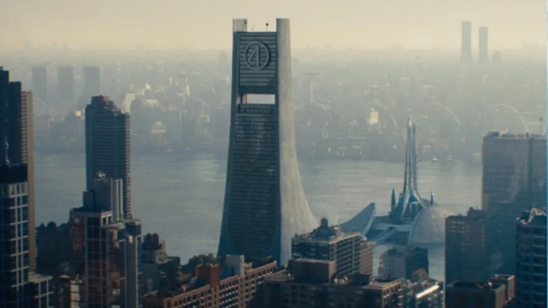 Baxter building in Fantastic Four: First Steps | Image via Disney