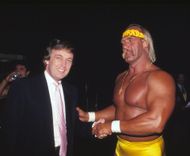 Donald Trump And Hulk Hogan In Atlantic City - Source: Getty