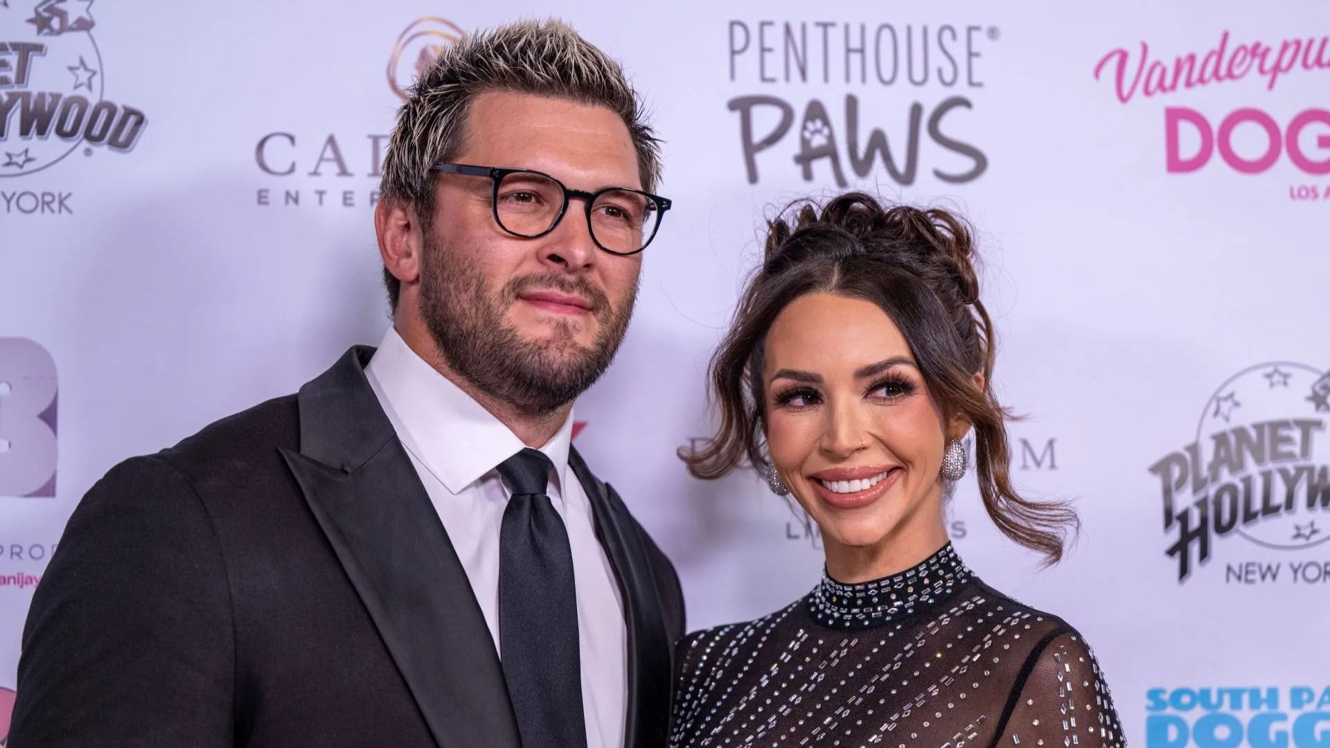 Brock Davies and Scheana Shay attend the 6th Annual Vanderpump Dog Foundation Gala - Source: Getty