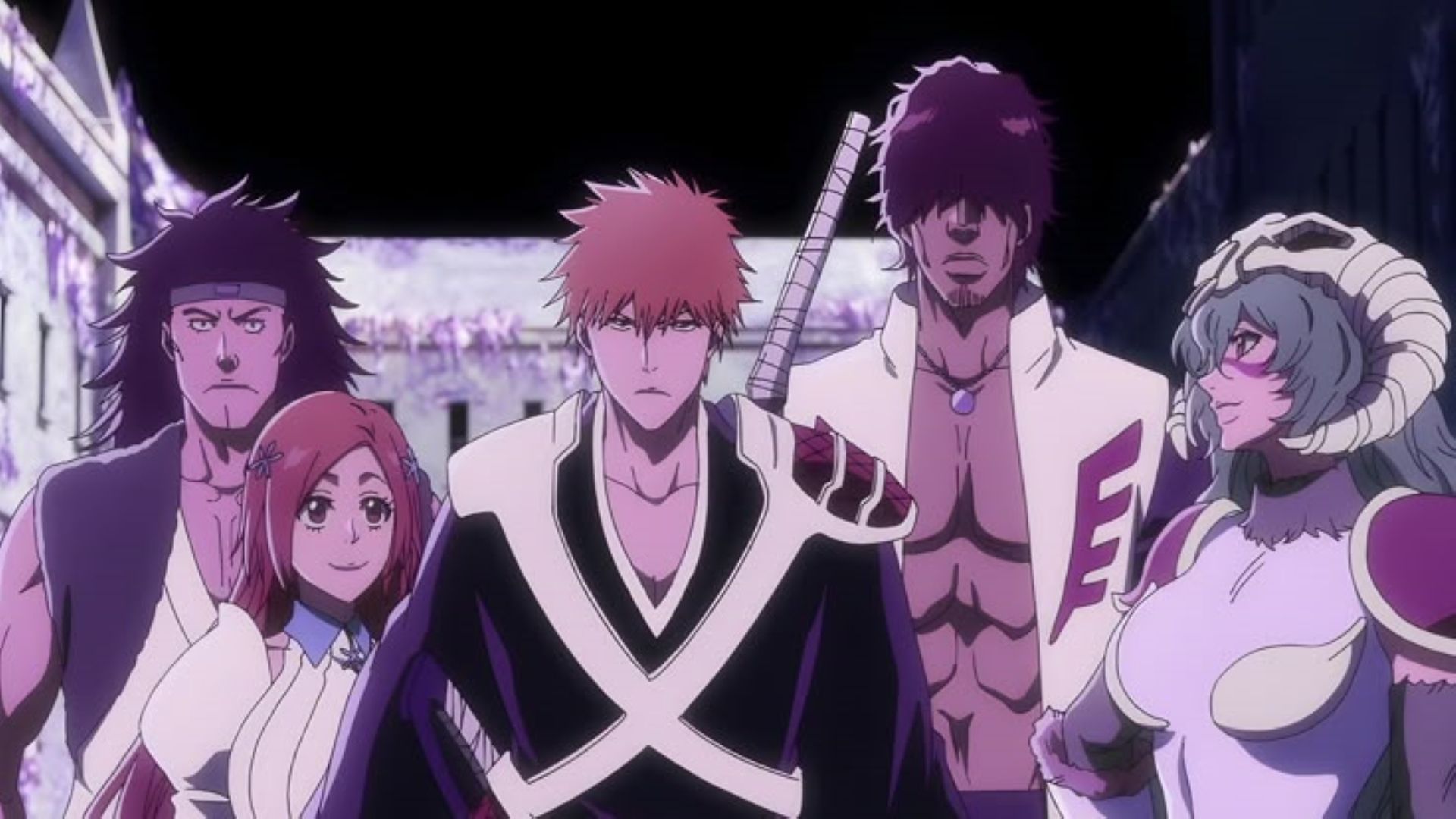 Ganju and others in the Thousand-Year Blood War arc (Image Credit: Studio Pierrot)