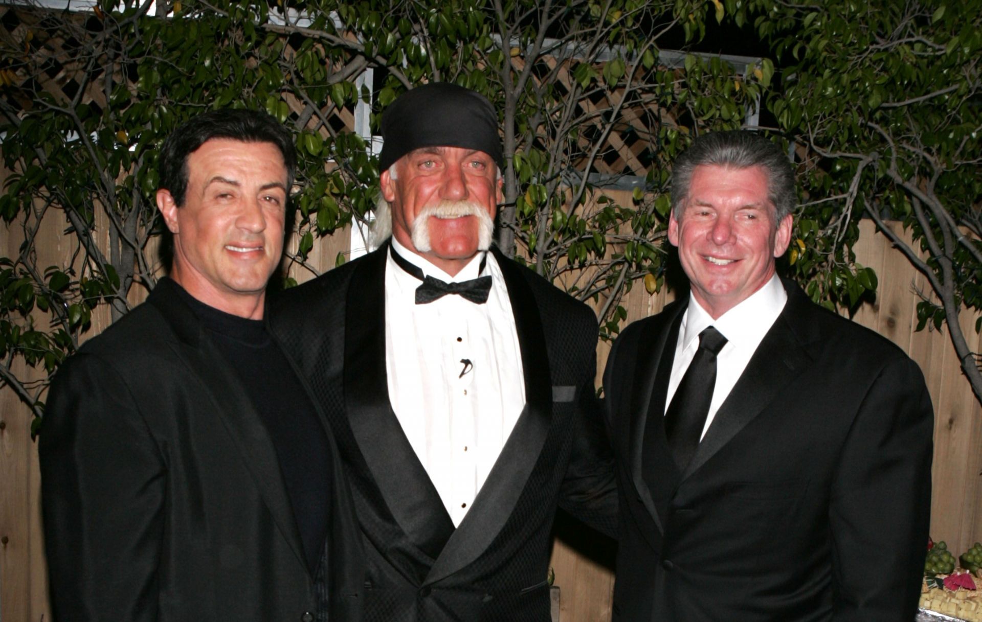 Sylvester Stallone Inducts Hulk Hogan into WWE Hall of Fame - Source: Getty