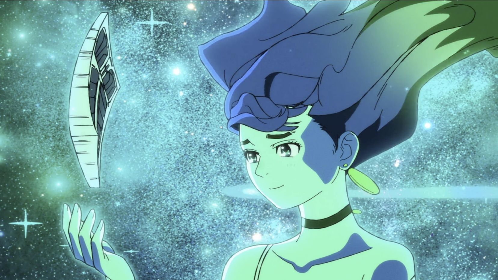 Momo, after awakening her powers as seen in Dandadan (Image credit: Science Saru)