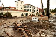 Heavy Rains Trigger Deadly Mudslides in Southern California (Photo by Wally Skalij/Los Angeles Times via Getty Images)