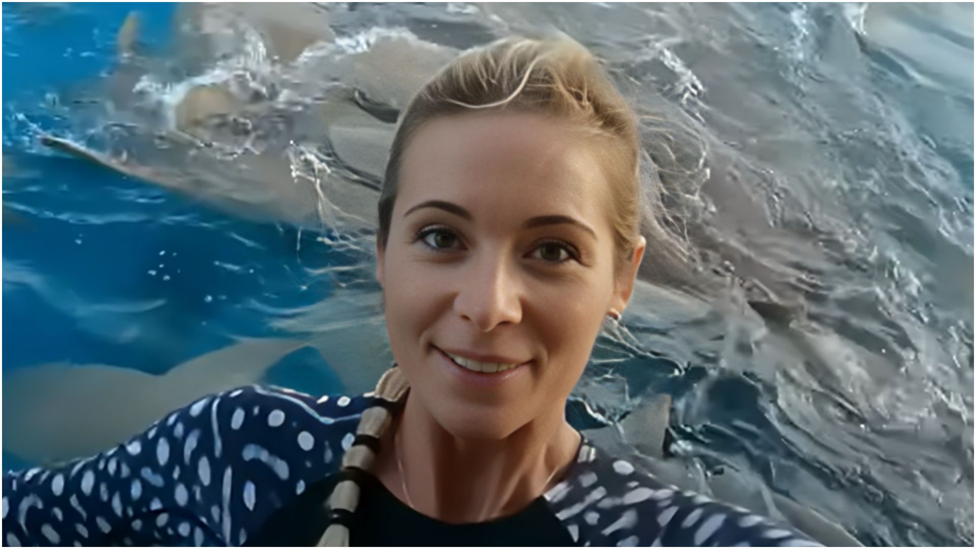Ocean Ramsey in Shark Whisperer | Image via Netflix YouTube