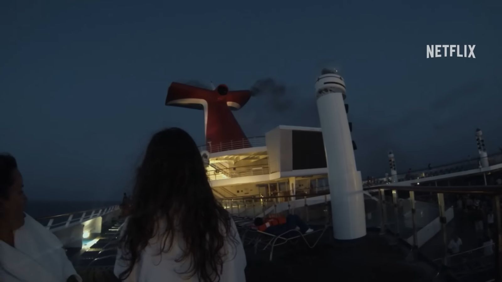 Still from Trainwreck: Poop Cruise (Image via Netflix)