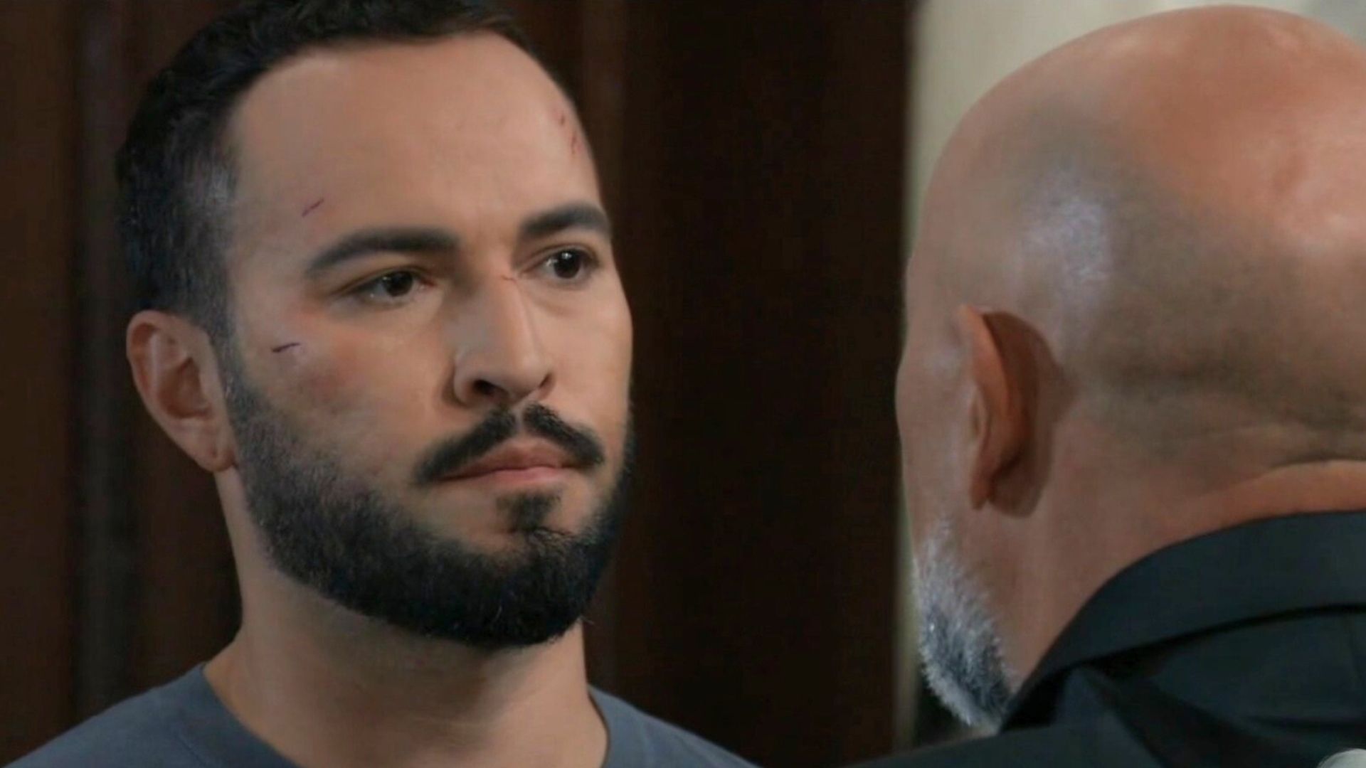 Marco doesn&#039;t tell Lucas about vowing to help his father take Sonny down on General Hospital | Image: ABC