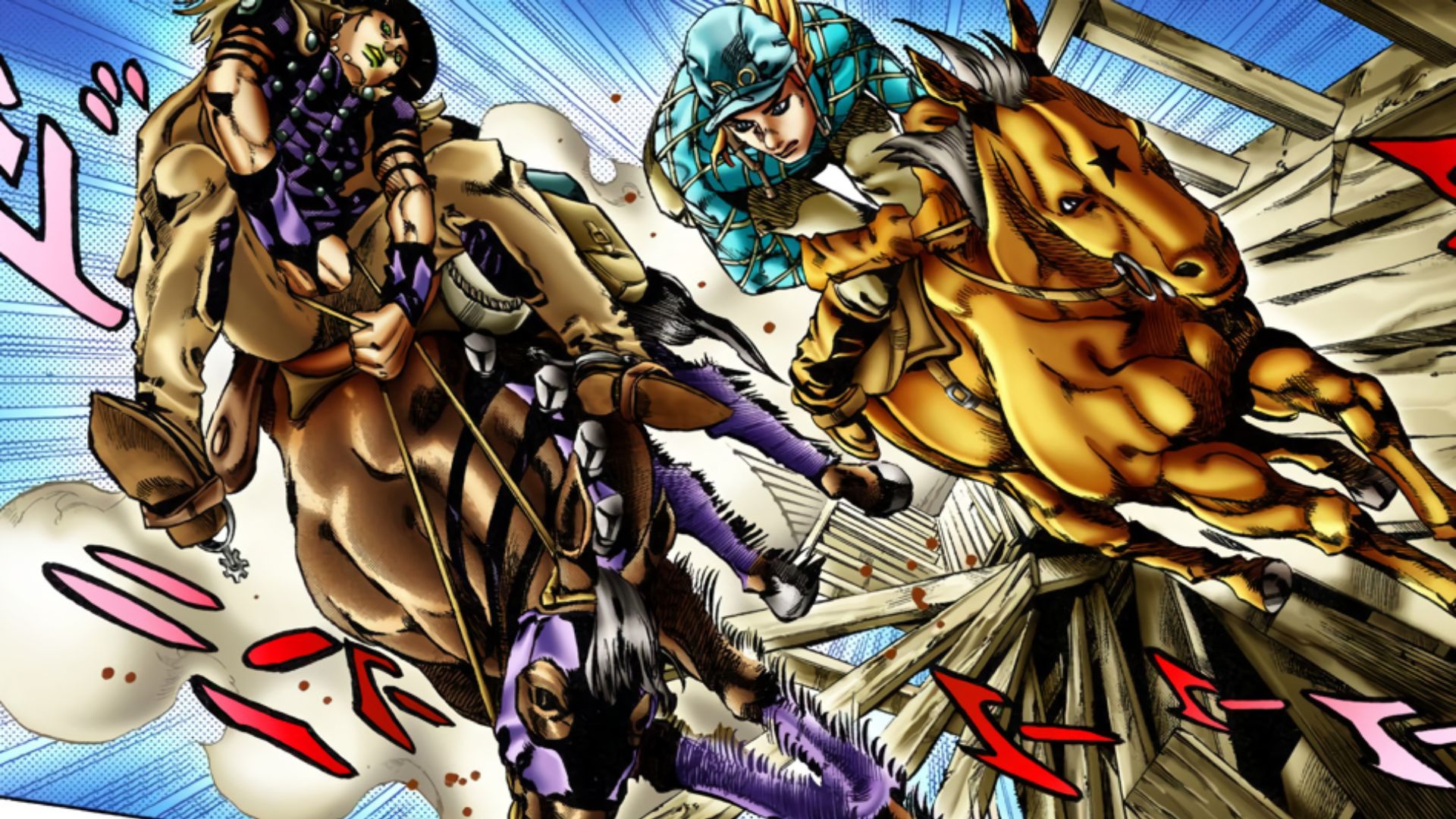 Gyro and Diego as seen in the manga (Image credit: Shueisha)