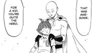 Saitama and Child Emperor as seen in the manga (Image Source: Shueisha)